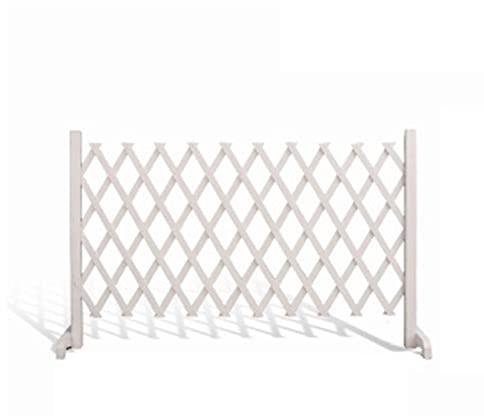 Grande clôture en bois extensible pour animaux pour jardins et patios extérieurs, balustrade décorative amovible