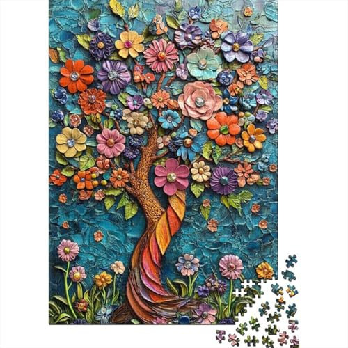 Albero della Vita Puzzle Impossibili 1000 Pezzi Decorazione Per La Casa. Giochi Rilassamento E Intelligence Per Adulti E Ragazzi Da 14 Anni 1000pcs (75x50cm)
