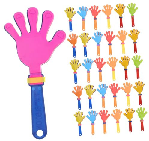 Alipis Dispositivi Rumorosi in Plastica 19 Cm Per Bambini e Adulti, Giocattolo Acustico Per Feste, Eventi Sportivi e Tifo – Set Da 36 Pezzi Colorati Manico Leggero Ergonomico