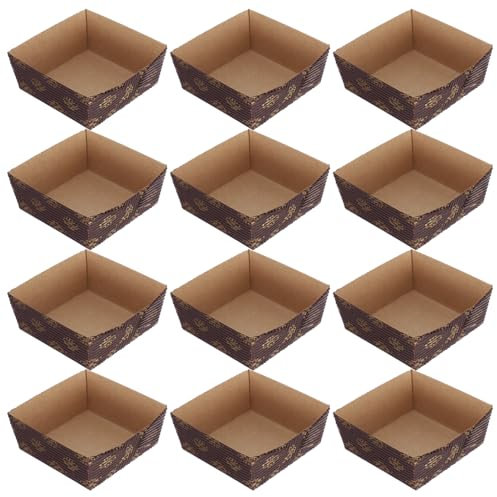 COLLBATH Teglie Per Pane Usa E Getta Teglie Di Carta Per Mini Plumcake E Muffin Vassoi Cottura Al Forno Per Torte E Polpettone