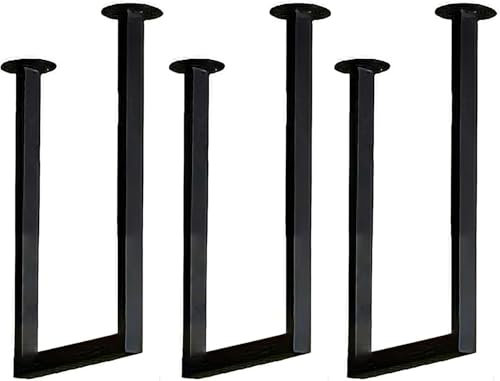 Deckenregalhalterung mit Schrauben (ohne Brett), robuste Regalhalterung 30 cm x 40 cm, hängende Regalhalterung aus Metall (Farbe: Schwarz, Größe: 3er-Pack)