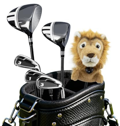 Scott Edward Golf Club Cover Fit Well for Hybrid（UT) Wood Golf Club, Funny Cute Animal Design Soft Functional Golf Headcover Stylish Club Protection for Men and Women