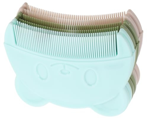 VICASKY 6pcs Newborn Hair Brush Wide Tooth Combs for Sensitive Scalp Fine Tooth Hair Comb for Care Portable Safe Materials