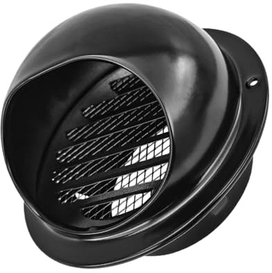 150 mm Lüftungsgitter mit Netz, runde Lüftungsschlitzabdeckung, Rohrverbinder für Decke, Wand, Badezimmer, Garage, Schuppen, Schlafzimmer, Lager, Trockenraum, HVAC-Lüftungssystem im Freien