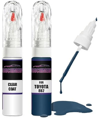 För TOYOTA BLUE 8B2 + klar kappa touch up färglack fixeringssats
