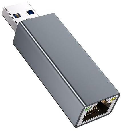 Zqxnt Adaptateur d'extension USB 3.0 vers RJ45 Ethernet mâle vers femelle pour réseau Cat7/Cat6/Cat5e mâle vers femelle