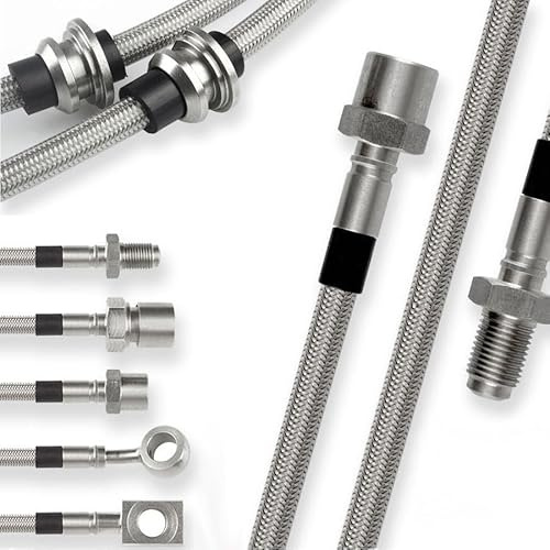 Stahlflex Bremsleitungen kompatibel mit Audi TT [8N9 Cabrio] alle Motoren Bremsschläuche mit ABE