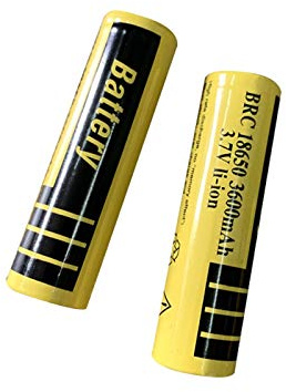 Rechangable Li-ion BATTERY 3.7V 3600 MAh Cycled More Than 1,000 Aa Battery Rechargeable (yellow, One Size)