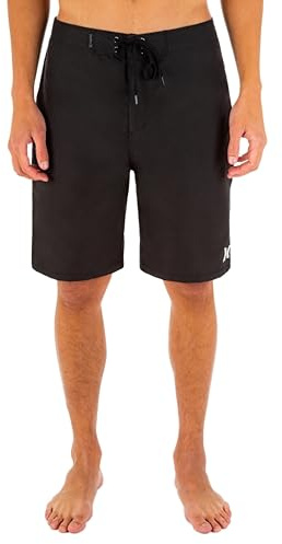 Hurley Herren Badeshorts One and Only Boardshort, schwarz, 3 EU, KHW2Y0150630
