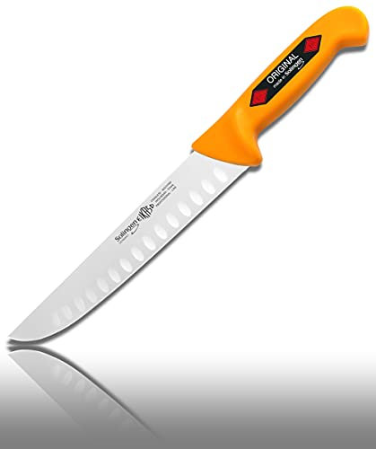 EIKASO Solingen Stech,Ausbein,Abhäute,Schlachter, Metzgermesser Butcher Knife (Blockmesser mit Kullen 21cm)