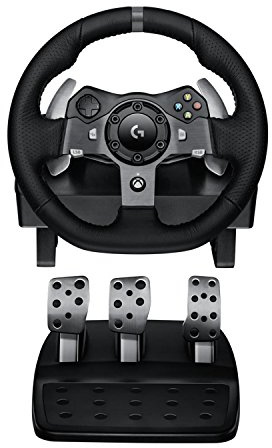 Logitech G920 Driving Force Racing Wheel for Xbox One and PC - Cable - USB - Xbox One, PC (Renewed)
