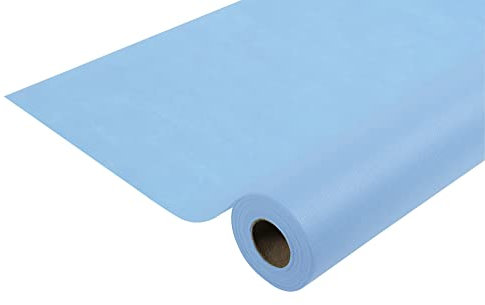 Pronappe Tischdecke R782525I Einweg-Tischdecke aus Spunbond-Vlies Länge 25m Breite 1,20m (pro Rolle) Farbe hellblau Reißfestes, wasserabweisendes und abwischbares Material