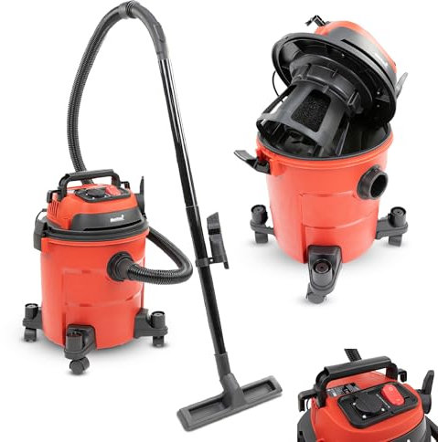 MaxxHome- Aspirapolvere a umido/secco 20L -1200 W- Attacco Per Soffiatore - Incl. bocchetta combi per aspirare a umido e a secco - tubo flessibile in plastica: 3m- Tensione di rete: 220-240V~ 50-60Hz