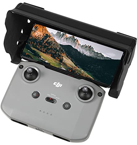 KENOBEE Sun Hood Sonnenschutz für DJI Mini 4 Pro/Mini 3/ Air 3S mit RC 2 Fernsteuerung, Sonnenhaube für DJI RC 2 Fernsteuerung, Sonnenschirm für 4,4-7,1 Zoll Smartphone Bildschirm