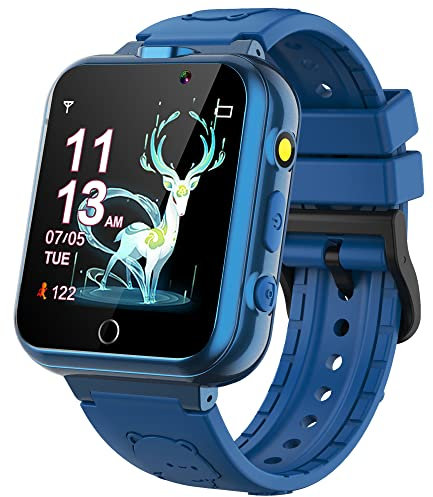 YEDASAH Smartwatch per Bambini con 24 Giochi,Orologio Smartwatch Bambini con Contapassi Calorie,Lettore Musicale,Torcia,Sveglia,Fotocamera