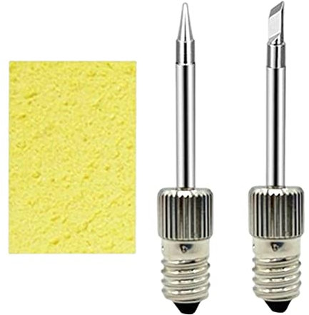 Nagoyuki Soldering Tips USB Soldering Iron Replacement Soldering Iron Tips Welding for E10 Interface(Tip B+Tip K)