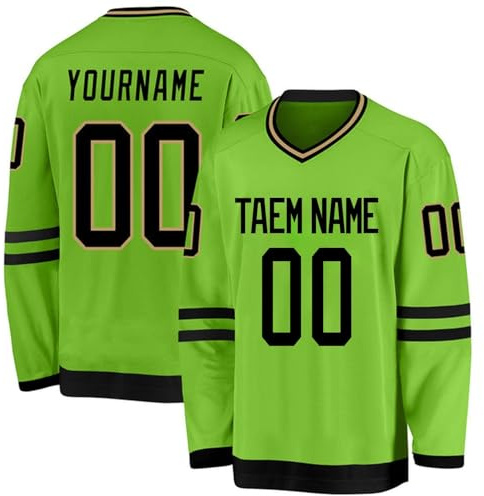Hockey Jersey Custom Ice Hockey for Mens Personalized Name Number Logo Hockey Practice Jersey for Hockey Fans Youth StyleF