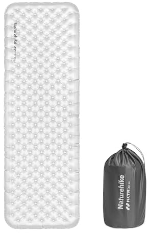 Naturehike Materassino gonfiabile 6.5R 196cm*64cm, Ultraleggero Campeggio Materasso, Durevole Materassino da Campeggio Portatile per Trekking Escursionismo