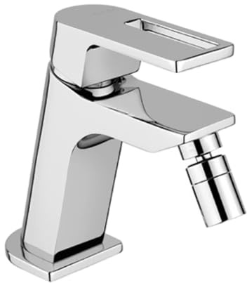 Yellowshop - Miscelatore bagno completo rubinetteria Open lavabo bidet vasca e doccia incasso ed esterno in ottone cromato flessibile inox piletta clic-clak Made in Italy (Bidet)