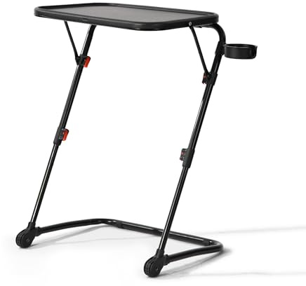 39F Furniture Dream Kreativer Zeichentisch mit verstellbarer Höhe, geräumiger Arbeitsfläche und stilvollen Aufbewahrungslösungen, ideal für Künstler, Studenten und Heimbüros, Schwarz, 53 x 37,5 x 71,5