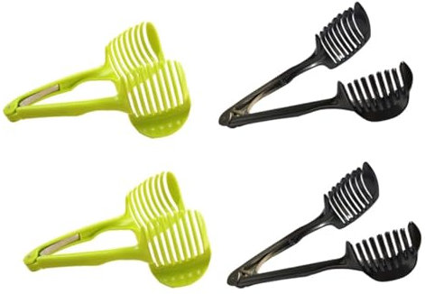 LIGIGWASH Pinzas Cortadoras de Alimentos Redondas Abs 4 Piezas para Cocina