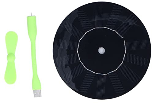 KENANLAN Small USB Solar Car Fan 5W Monocrystalline Silicone, Environment, Eco-Friendly, Personalized Decoration, Operates Without Battery