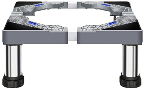Support de lave-linge – Base de piédestal renforcé, rehausseur de hauteur fonctionnel multi-usages | Cadre stabilisateur pour réfrigérateurs, sèche-linges, unités de lavage portables, support de