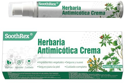Crema Antifúngica Herbal: Crema Antifúngica para Pie de Atleta, Tiña Inguinal, Tiña Inguinal, Fórmula Hidratante, Apta para Todo Tipo de Piel