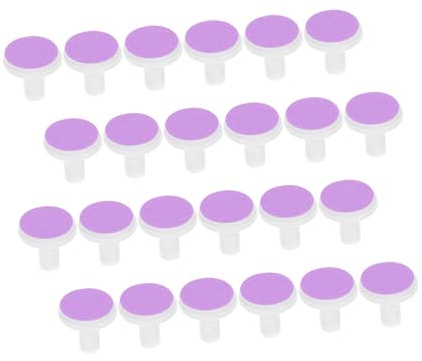 FENICAL Lime à Ongle Électrique Bébé 24 Têtes de Rechange en Papier de Verre et Plastique, Simple à Utiliser Nourrissons
