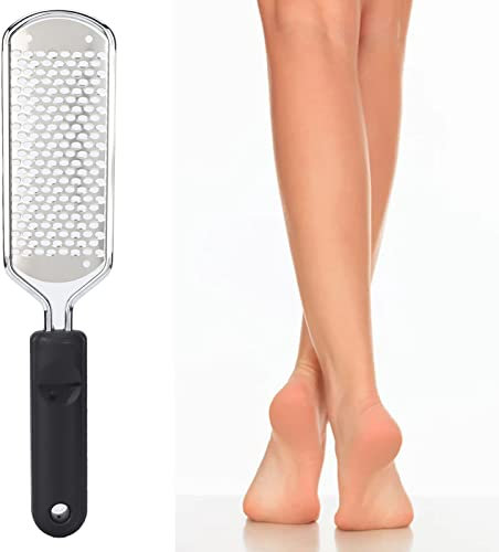 Hornhautfeile Fußfeile, Hornhautraspel Hornhautentferner, Kunststoff Fußfeile aus Edelstahl, Dicker Kallus and Hühneraugen Entfernen, Hornhautraspel Hornhautentferner für Pediküre, Fußpflege