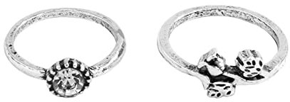 Stfery stängda tåringar för kvinnor, tåringar silverpläterad silverblomma 0,6 tum smycken födelsedagspresenter