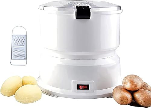 WPJBDS Pelador Eléctrico De Patatas Y Manzanas 3 En 1/secador De Verduras con Ralladores, Peladora Automática, Sin Ensuciar