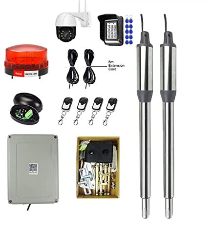 Apricancello automatico a doppia battente for impieghi gravosi, apricancello elettrico con telecomando for cancello industriale e residenziale(PKM C01 M)