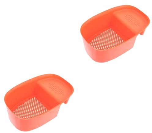HOLIDYOYO 2pcs Multifunction Saddle-Shaped Strainer Sink Basket Mesh Strainer Use