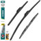 HEYNER® Scheibenwischer Set mit Heckscheibenwischer passend für FORD FOCUS C-MAX (10.2003-03.2007) HYBRID Flachbalkenwischer Front- und Heckwischer