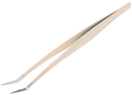 Healeved Zange Für Wimpernextensions Gebogene Spitze Für Falsche Wimpern Präzises Wimpernhandling Leicht Und Tragbar Für Make-up-anpassungen