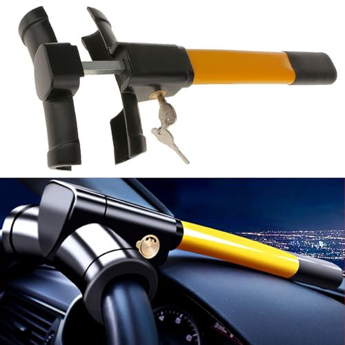 ZXLZHGS Lenkradschloss für Auto Lenkradkralle, Kompatibel mit FORTHING JOYEAR XV JOYEAR Thunder T5 EVO, Auto Diebstahlsicherung mit 2 Schlüssel, Type B