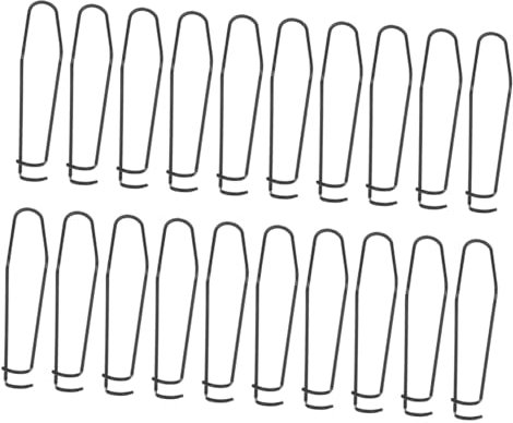 UKCOCO 20piezas Abrazaderas Inoxidable Para Estructura De Invernadero Accesorios De Fijación De Unidades