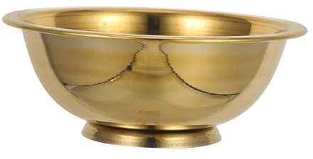 Yardenfun Bol Cuivre Pour Offrandes Bol Eau Sacrée Tibétain Décor Rituel Pour Pratique De Yoga Et Cérémonies Spirituelles Et Raffiné