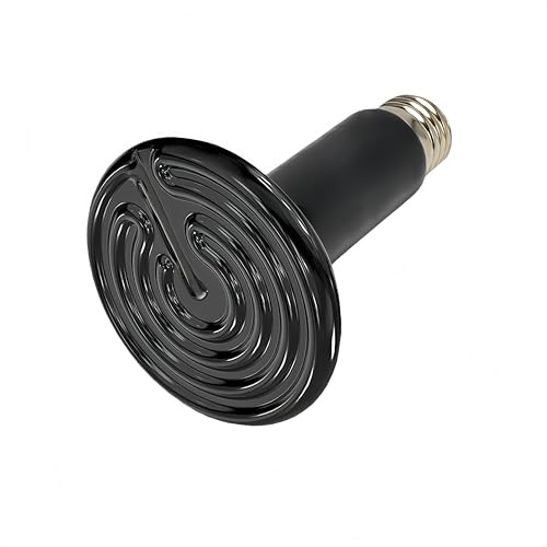 PetFizz 1 émetteur de chaleur en céramique pour reptiles, ampoule de 150 W, lampe chauffante en céramique sans lumière pour tortue, lézard, poussin, chiot, dragon barbu
