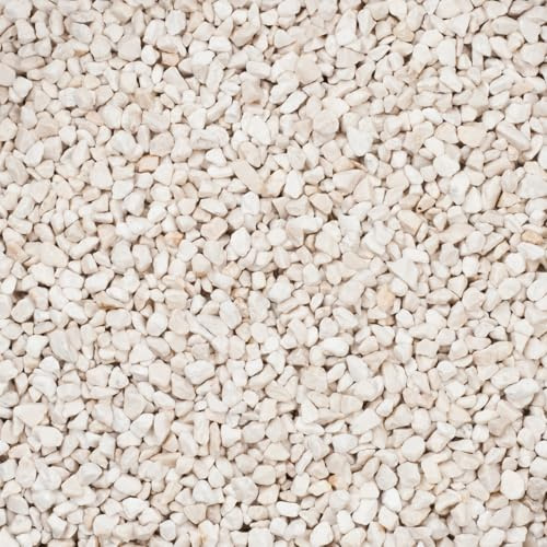 Deko-Granulat creme als farbige Streudeko - 5 kg grober Deko-Sand Ø 2-3 mm für Gläser, Vasen