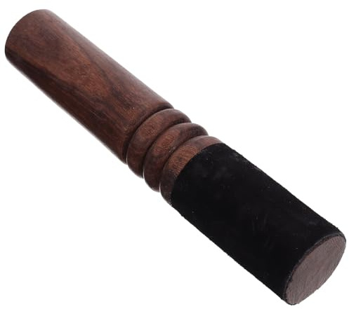 UKCOCO Palito de Madera de Melocotón para Cuenco Tibetano de Meditación Mango Duradero Accesorio para Cuenco Sonoro y Yoga Resistente y Hecho Mano