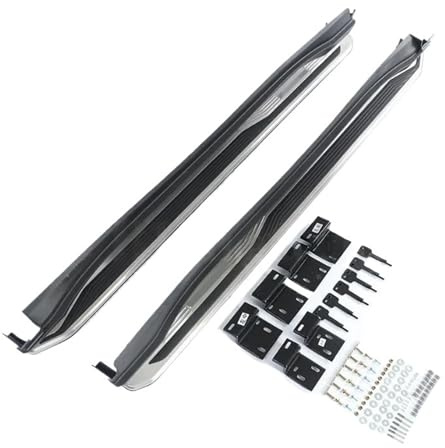 Compatible avec Jeep Compass 2017 – 2024, 2 pièces, marchepied gauche droit, marchepieds latéraux, barre Nerf, pédale de voiture, escaliers latéraux