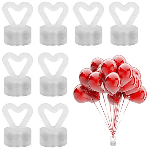 8pcs Balloon Weights, Helium Balloon Weight, Plastic Balloon Weights for Table or Floor, Magnetic Balloon Weight, Reusable balloon Weights Decorations for Birthday Party Wedding Balloons