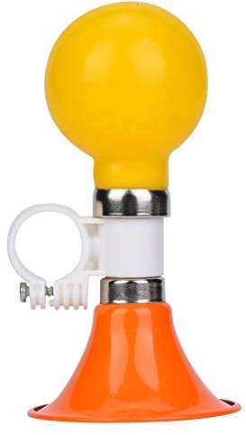Fahrrad Air Squeeze Hupenhörner, Fahrradhupe Fahrradklingel Jungen Mädchen Fahrradhupe Roller (Orange)