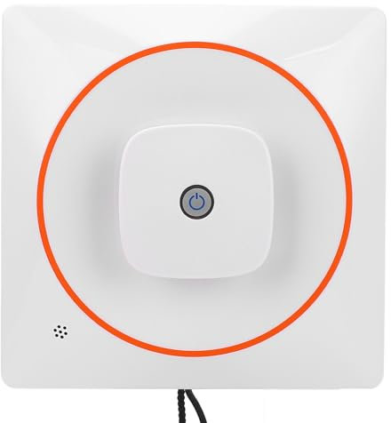 Spacnana Elektrischer Fensterputzroboter mit Spray, Intelligente Pfadplanungstechnologie, 3000 Pa Saugkraft, Z-förmige Reinigungsroute für Glasdecken Im Innen- und Außenbereich (EU-Stecker)