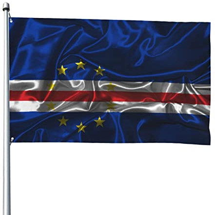 Flag Silk Style Flag Of Cape Verde Welcome Flag Lightweight Flags Banner Room Decor Breeze Flag, For Activities, Celebrations, 90x150 cm