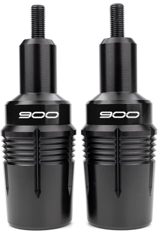 MOWOK Rahmenpolster-Schutzabdeckungen Anti-Fall-Schutz für Motorräder Zubehör für Kawasaki Z900 RS Z900RS 2017-2023 2024 2025 Rahmenschutz (Schwarz)