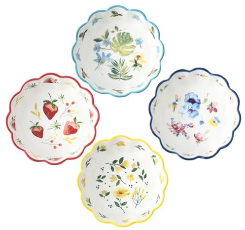 COLLBATH 4-teiliges Servierschalen-set Aus Keramik Großes Tablett Für Snacks Und Süßigkeiten Praktisch Haushalt