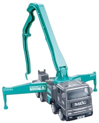 TTETTZ Kids Engineering Truck Toy, Friction Vehicle for Ages 3-5, Construction Play Car, Cement Pump Truck